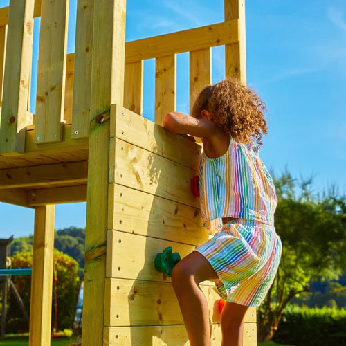 TP Toys Skywood Wooden Tower Climbing Frame with Ripple Slide (DELIVERY USUALLY WITHIN 2-4 WEEKS)