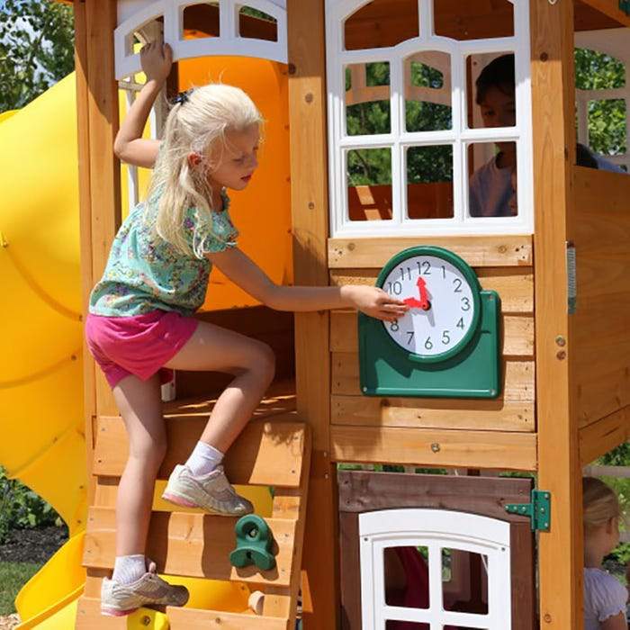 Creston Lodge Wooden Swing Set